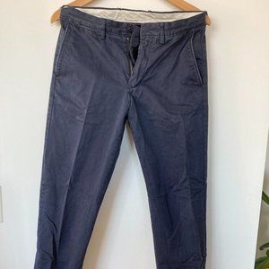 J Crew Broken In Urban Slim Chino - Navy